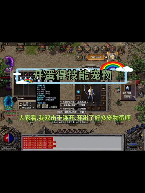 新开复古传奇宠物捕捉详细步骤